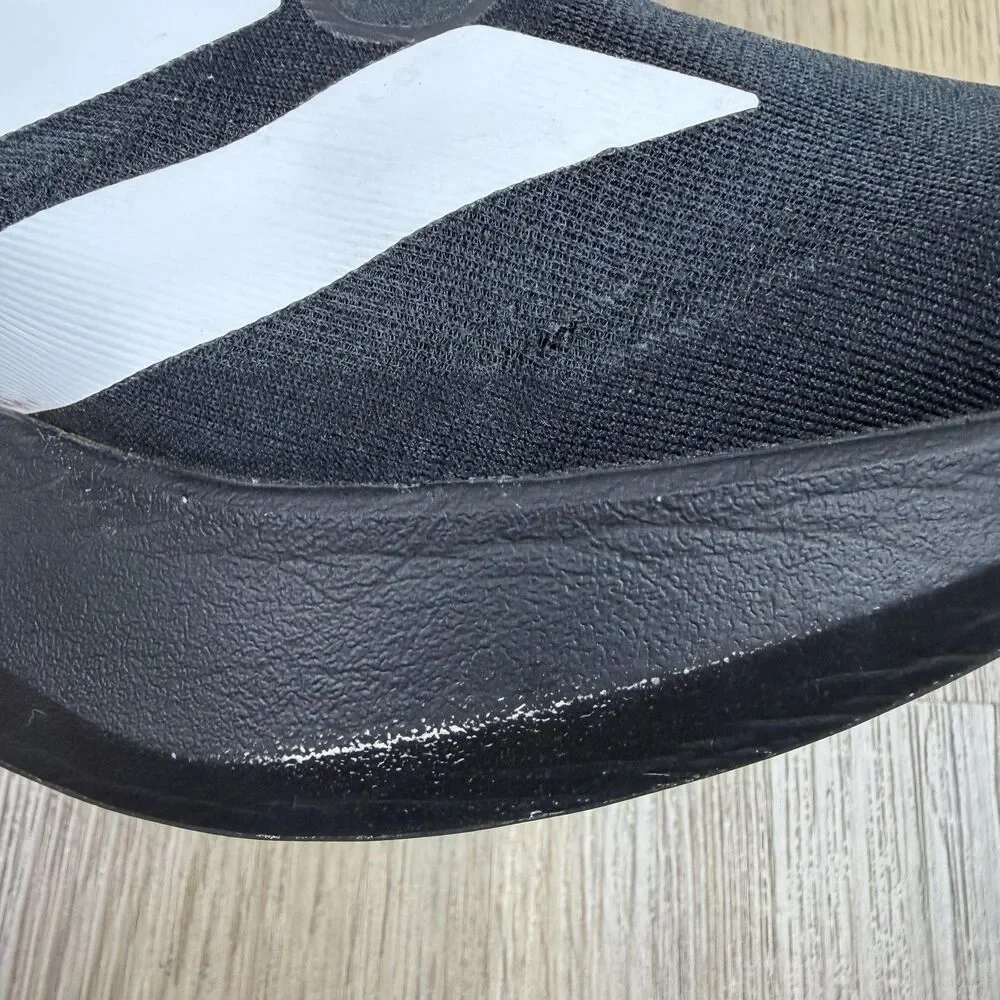 Adidas Adizero Evo SL Mens Size 13 Black Lightweight Running Sneakers Low Top
